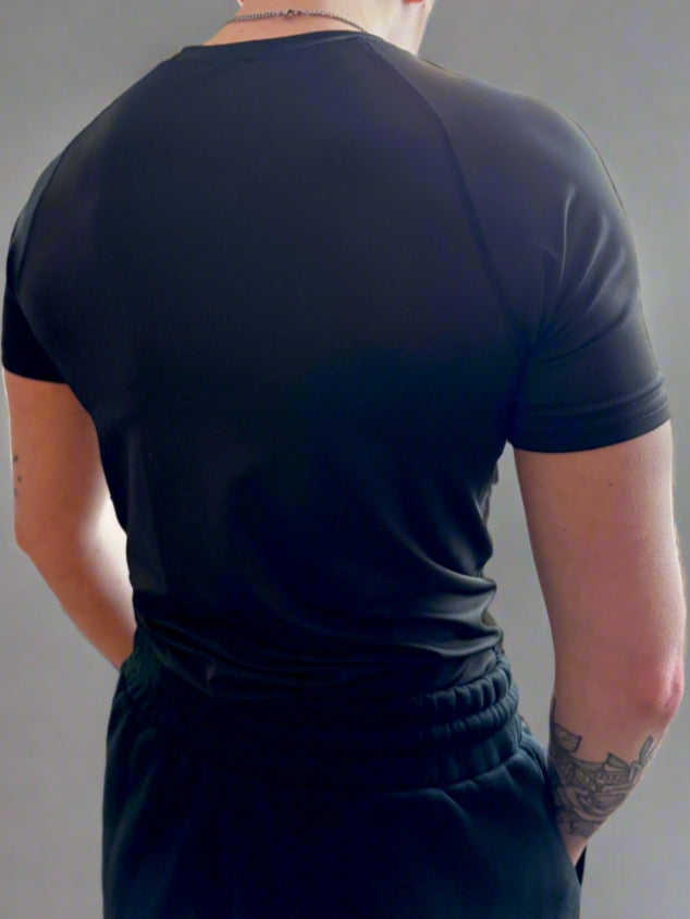 Unisex Compression Tshirt. Tight fitting, breathable, quick dry, 4 way stretch