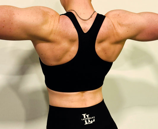 HIGH IMPACT SPORTS BRA - BLACK