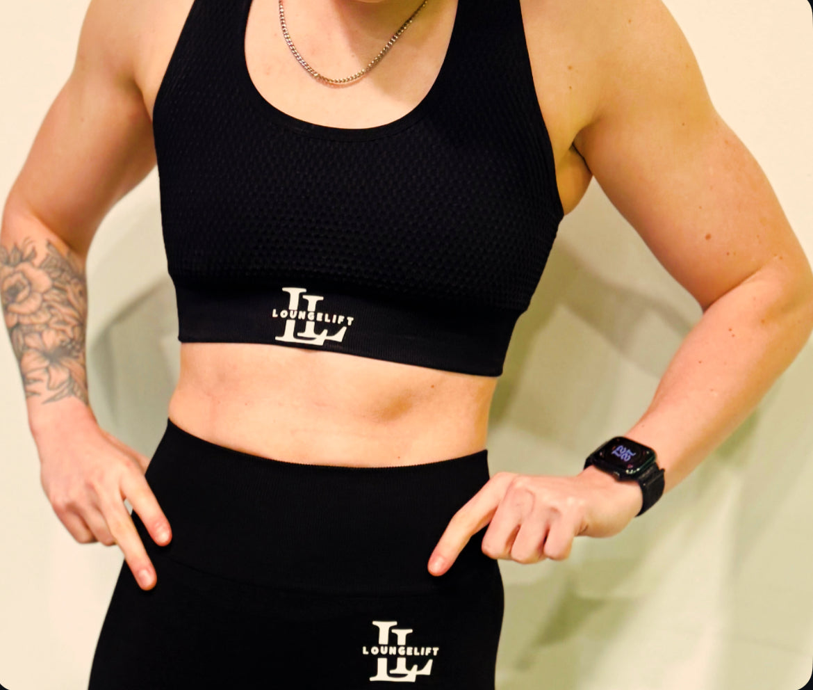 HIGH IMPACT SPORTS BRA - BLACK