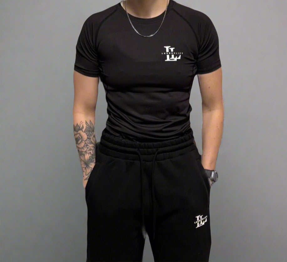 Unisex Compression Tshirt. Tight fitting, breathable, quick dry, 4 way stretch