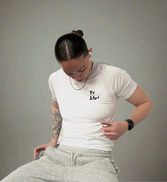 Unisex Compression Tshirt. Tight fitting, breathable, quick dry, 4 way stretch