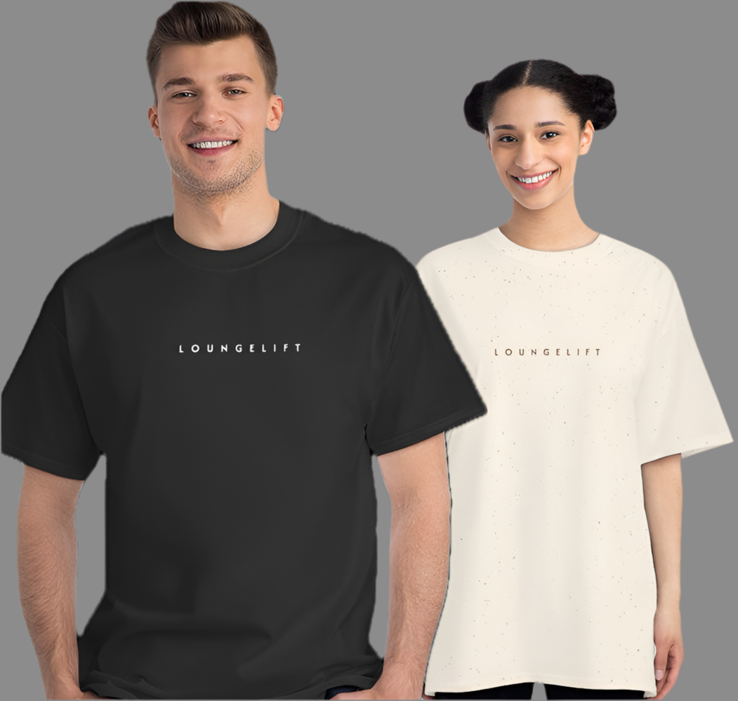LOUNGELIFT Oversized Drop Shoulder Boyfriend Tee