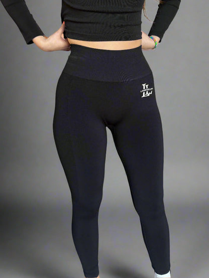 Compression Leggings Seamless Scrunch Butt Breathable.